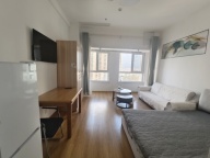 近市政府香榭里花园公寓45平一厨一卫带厨具免费上网，民用水电